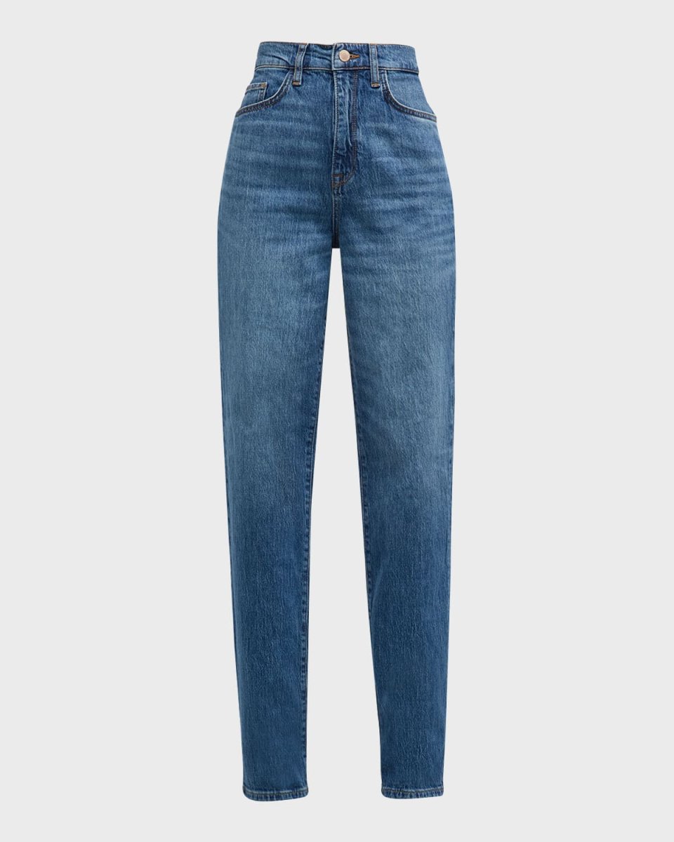 Ms. Triarchy V-High Rise Straight-Leg Jeans